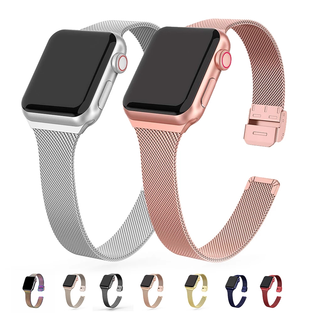 Mesh Coil Strip - Stainless Steel Mesh Strap for Apple