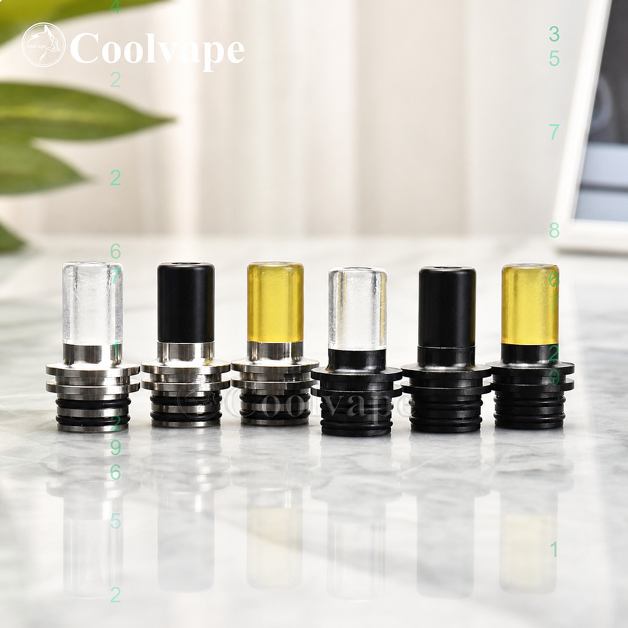 510 MTL Drip Tip Heat Resistan - đánh giá và giá Vaping Area