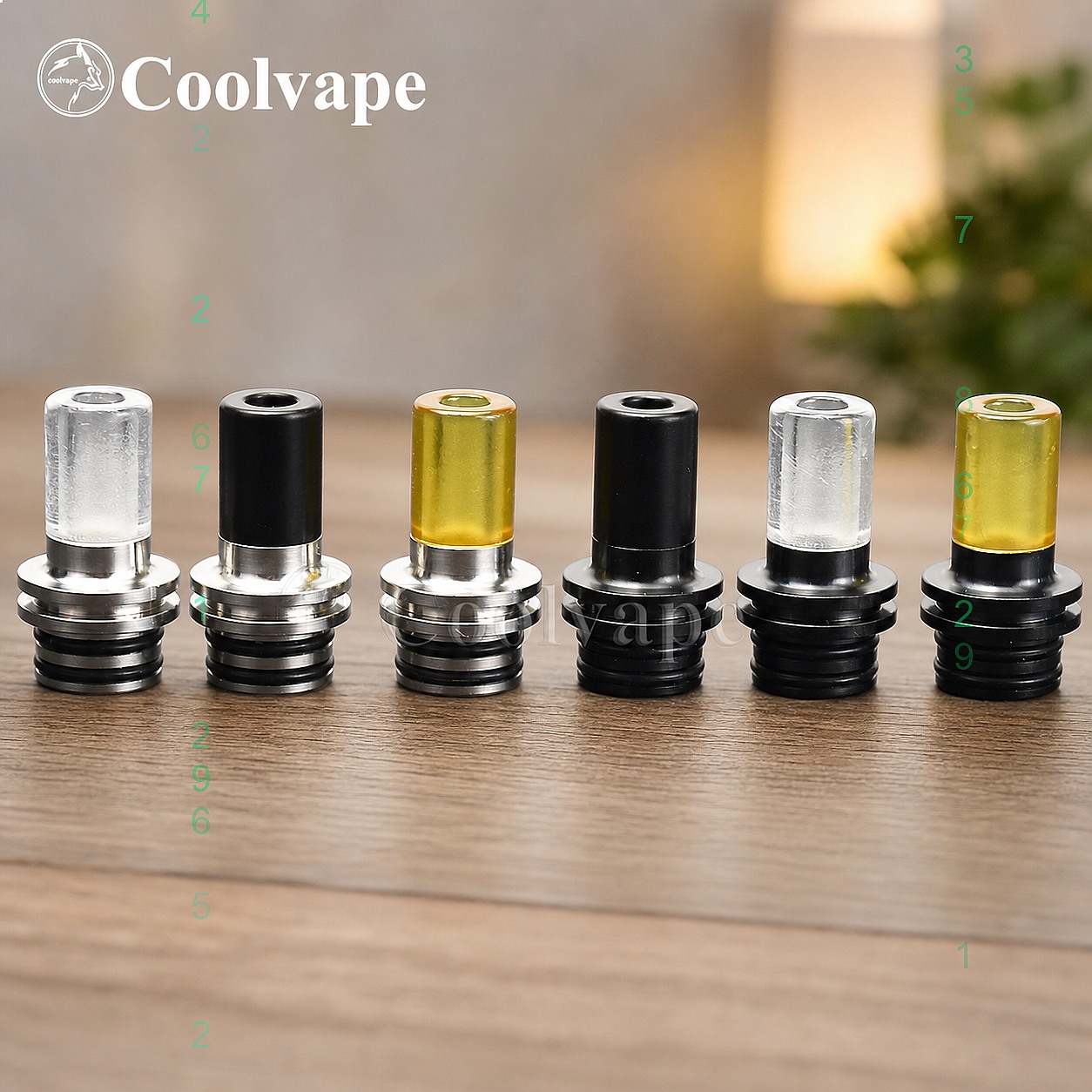 510 MTL Drip Tip Heat Resistan - đánh giá và giá Vaping Area
