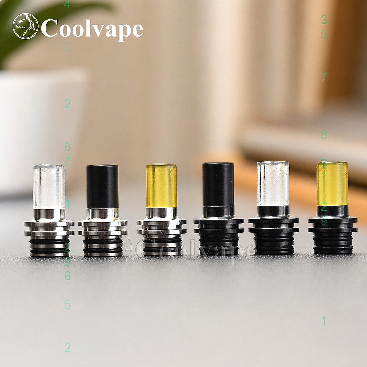 510 MTL Drip Tip Heat Resistan - đánh giá và giá Vaping Area