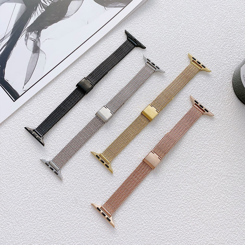 Premium Thin Metal Watch Band  - đánh giá và giá Mesh Coil Strip