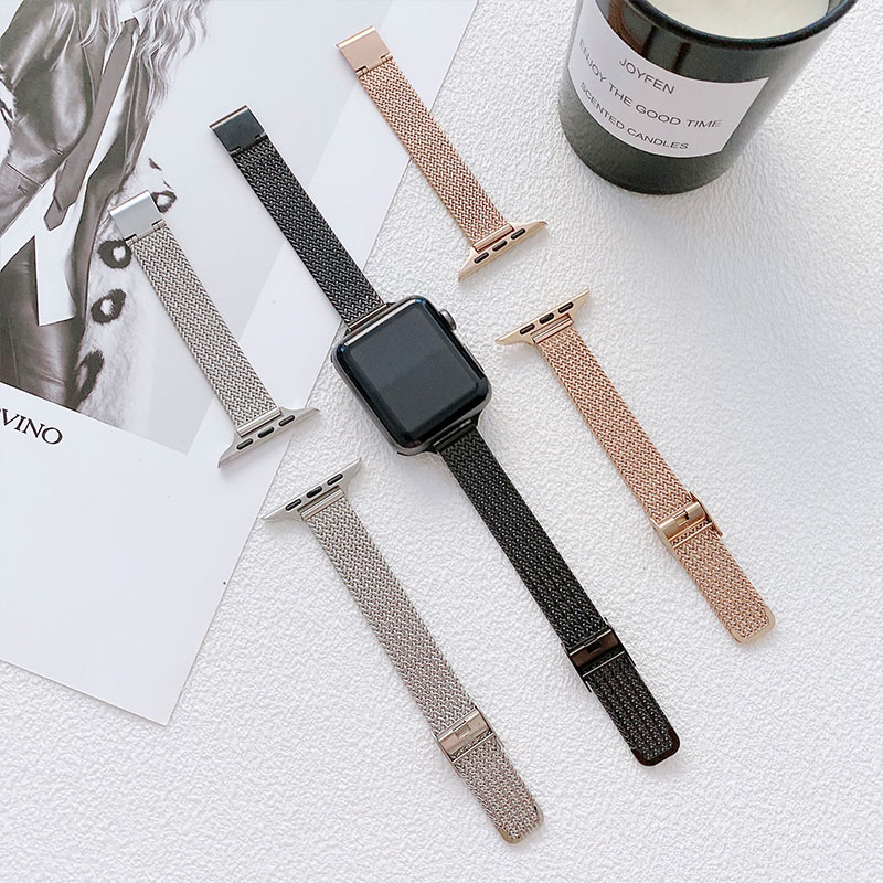 Premium Thin Metal Watch Band  - đánh giá và giá Mesh Coil Strip