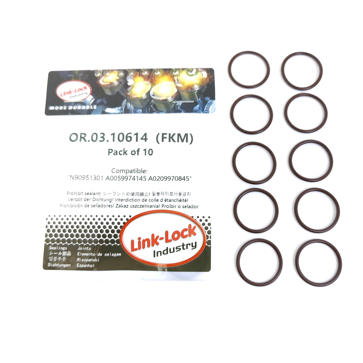 10PCS OR.03.10614 FKM Viton Se - đánh giá và giá Tank O-Ring Seal