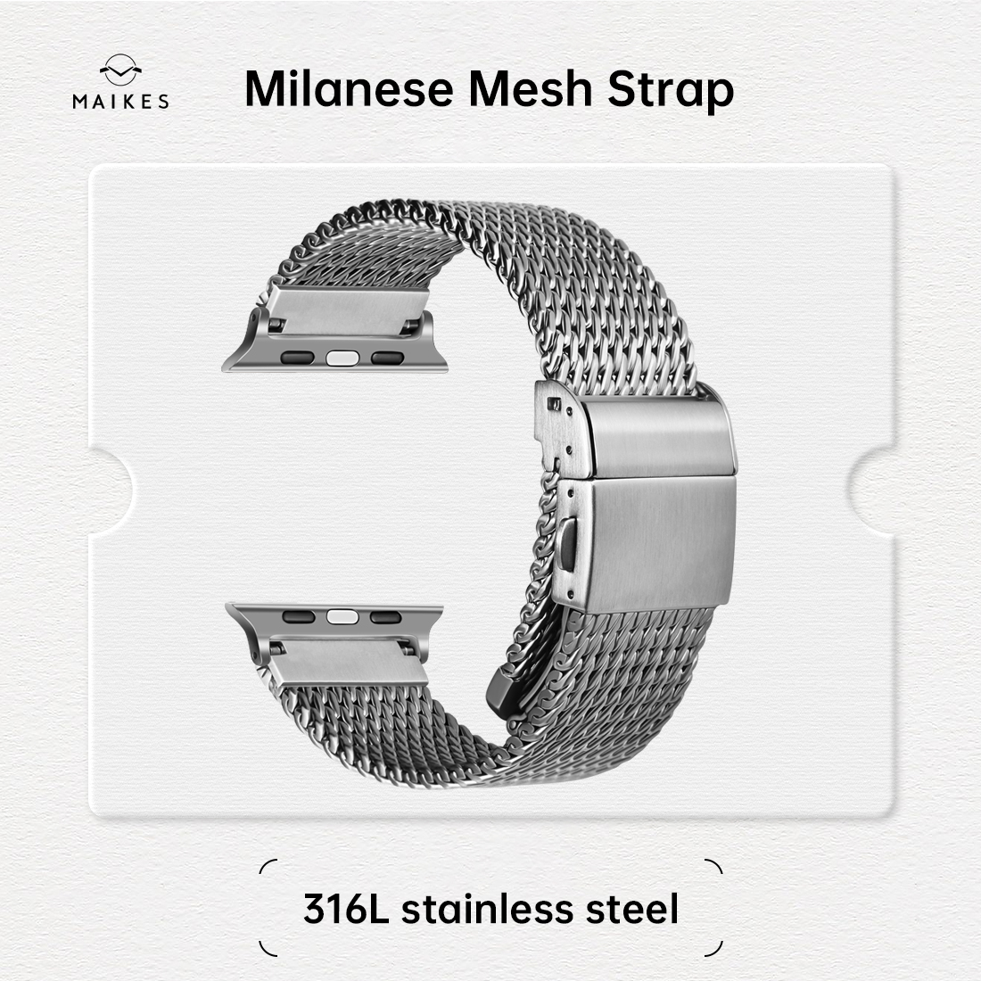 Maikes Milanese Mesh Apple Wat - đánh giá và giá Mesh Coil Strip