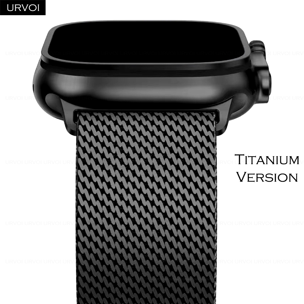 URVOI Titanium Milanese loop f - đánh giá và giá Mesh Coil Strip